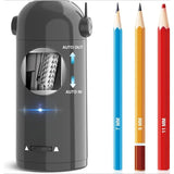 Color pencil electric sharpener, automatic robot sharpener, rechargeable hands-free sharpener