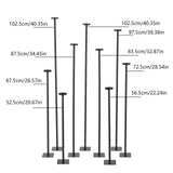 Tall Floor Candle Holders DIY 9 Candelabra 42 Inch Centerpiece for Wedding