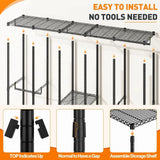Clothes Rack, Extra Large Clothes Rack with Cover, reestanding Clothing Racks or Hanging Clothes, Heavy