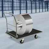 2500 LBS Dolly Cart Heavy Duty Push Cart Extra Large Platform Truck Cart Dolly with Capacity