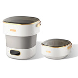13L Portable Washing Machine for Underwear & Socks, Foldable Mini Washer with 3 Wash Modes and