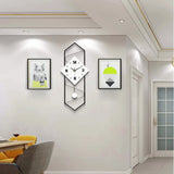Swing Quartz Silent Modern Large Pendulum Wall Clock, 27.5" - Home Decor