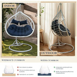 Double Egg Chair Cushion Replacement 55x35in -Thickened Waterproof
