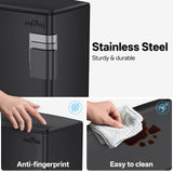 mVm Stainless Steel Trash Can 20L/30L, Step Pedal Garbage Bin with Lid, Fingerprint-Resistant, Soft Close