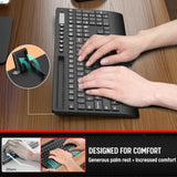 KM31 Wireless Keyboard and Mouse Combo - Full-Size Quiet Typing