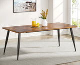 Tribesigns Dining Table180x80x75cm, Spacious Rustic Industrial Table for 6-8 People