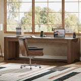 Tribesigns 79-Inch Extra Long Desk, Two Person Double Desk for Home Office