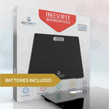 Highly Accurate Digital Bathroom Scale for Home Use with 400 lbs Capacity and Builtin Battery Ideal for Fitness
