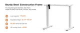 JHK Electric Standing Desk Height Adjustable 40x24 Inch Stand Up Sit Stand