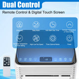 8000 BTU Portable Air Conditioner 3-in-1 w/Dehumidifier & Fan Mode