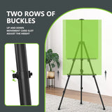66" Heavy Duty Easel Stand for Painting, Portable Travel Easel Display