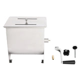 Manual Meat Mixer 20LB, Stainless Steel Hand Crank Sausage Maker for Kitchen
