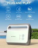 Pool Vacuum Cleaner with 18m Floating Cable Robot Swimming Pools
