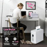 Low Noise 40dB Paper Shredder for Home, 10-Sheet Cross Cut, CD/Credit Card Shredder