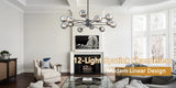 8/12/16 Light Sputnik Chandelier Mid Century Modern Chandelier Height Adjustable
