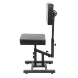 Tattoo Chairs, Barber Chair with Adjustable Height 31.5-38.58in, Heavy Duty PU Salon Chair for Tattoo & Hair Cutting, 180° Rotating Backrest, 220LBS Capacity,