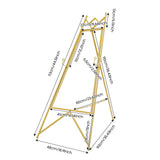 Wedding Stand, Roadway Wedding Stand 2 Pack Gold 48x113cm, Display Easel