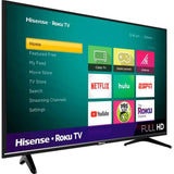 Hisense 40-Inch Class H4 Series LED Roku Smart TV with Alexa Compatibility