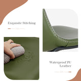JHK 2 Pack Pu Leather Counter Height High Chair For Home and Office Comfortable Sponge Cushion Outdoor and