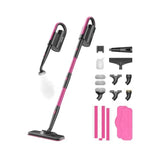 19-in-1 Steam Mop with Detachable Handheld Steamer for Walls Grouts Tiles
