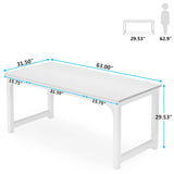 Tribesigns Modern Computer Desk, 63 x 31.5 inch Large Executive Office Desk Computer Table