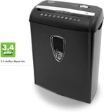 8-Sheet Crosscut Paper Shredder with Wastebasket, Shreds Credit Cards and Staples