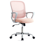 JHK Ergonomic Mid-Back Mesh Backrest Office Desk Chair Computer Lumbar Support Rolling Swivel Gaming Chairs