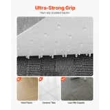 SucceBuy Chair Mat Plastic Floor Protector Rug with Studded Non-Slip