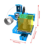 Mini 3D Printer High Precision Silent Printing Compact Desktop Easy Operation for PLA
