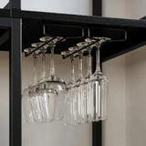 IRONCK Bakers Rack with 2 Storage Cabinets and Power Outlet