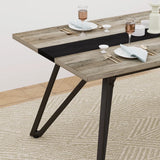 70.9"Rectangular Large Dining Table, Waterproof Large Desk for 8 People