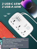 LDNIO Universal Power Strip Network Filter & Surge Protector, US Plug Socket