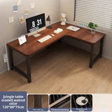 L-Shaped Corner Computer Heavy Duty Steel Frame Home Office
