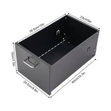 3 Tiers Rectangular Steel Vertical File Cabinet,Pink/White/Black Metal Mobile File Cabinet