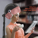 Ionic Hooded Hair Dryer 1875W Professional Standing Dryer with 3 Heat Settings,