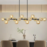 Mid Century Modern Chandelier 16-Lights Sputnik Chandelier 54in Chandelies
