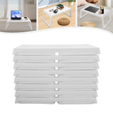 8Pcs Lap Desks Lap Tray Foldable Laptop Desk Space-saving Bed Lap Desk