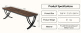 Rectangular Dining Table for 6-8, 78 inch Large Farmhouse Dinner Table