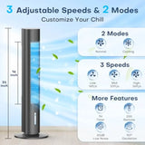 Bedroom portable air conditioner, evaporative cooler with plastic housing