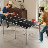 Portable 6X3 t Proional Indoor/Outdoor Table Tennis Tables Game with Net