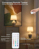 13 Inch Cordless Rechargeable Table Lamp With Remote Control Timer