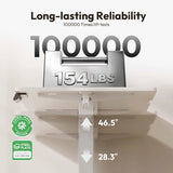 Electric Standing Desk 32x24 Inches Adjustable Height Sit Stand Desk with Splice Board