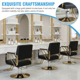 Stylist Chair Capacity 420 Lbs Styling Equipment with Heavy Duty Hydraulic Pump 360 Swivel Adjustable