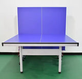 Indoor Folding 18mm Pingpong Table Professional Table Tennis Table w/ Wheels