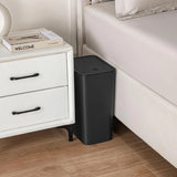 Bathroom Trash Can with Lid, 4 Gallon Press Top Bin for Bedroom, Living Room, Office