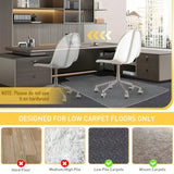 Heavy Duty Office Chair Mat for Carpet Floors and Desk Mat