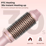 Valentine Gift Hair Curler Straightener Electric Hair Brushes Hot Comb Professional Curling Iron Heated