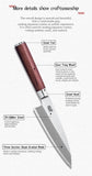 FINDKING Knife 6.5 inch Sushi Deba Kitchen Knife Japanese Sashimi Knife