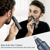 Beard Trimmers Kit for Men Precise Dial Adjustable 20 Lengths 5IN1 Electric Shavers and Hair Clippers Set Body Nose Ear Mustach