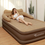 2 Persons Inflatable Mattress Camping Folding Home Indoor Outdoor